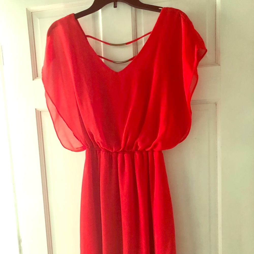 Orange/Red dress size Med